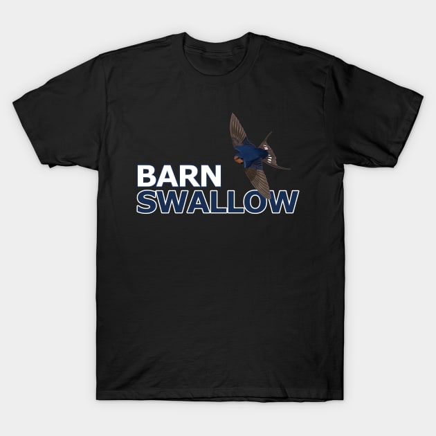 jz.birds Barn Swallow Bird Watching Birder Design T-Shirt by jzbirds